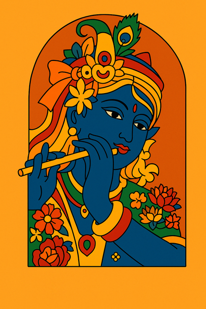 Krishna Pre-marked Design