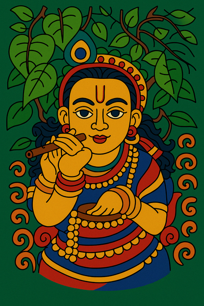 Krishna Pre-marked Design