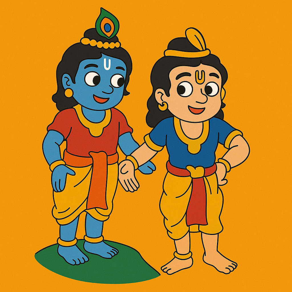Krishna Pre-marked Design