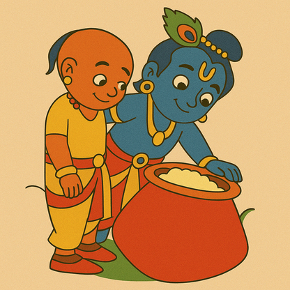 Krishna Pre-marked Design