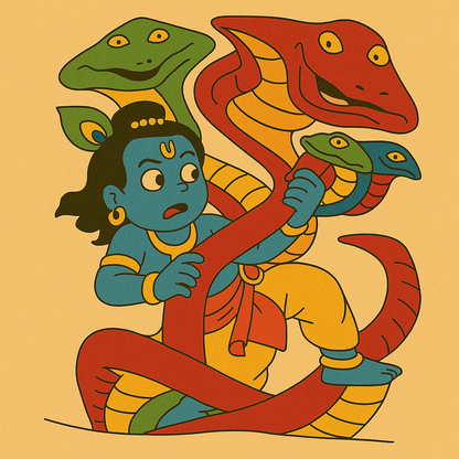 Krishna Pre-marked Design
