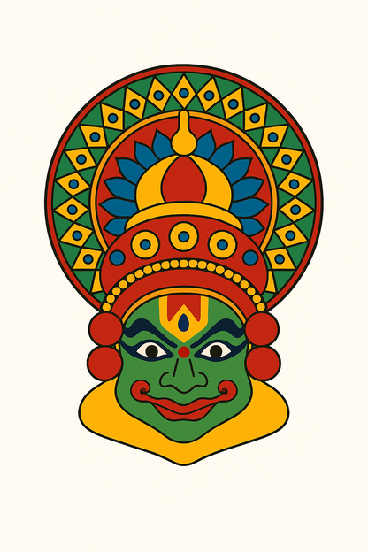 Kathakali face