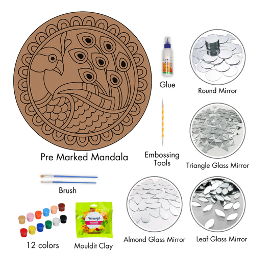 Mandala Lippan Art DIY Kits