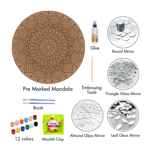 Mandala Lippan Art DIY Kits