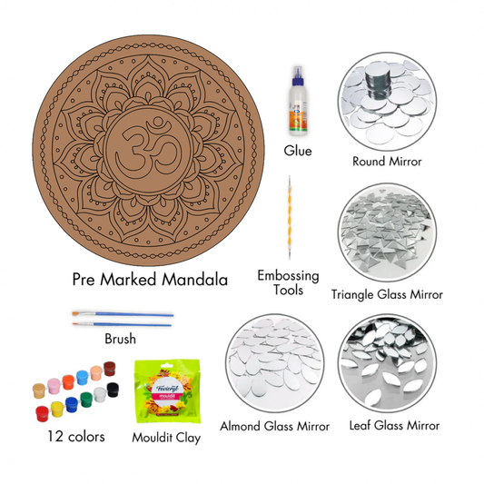 Mandala Lippan Art DIY Kits