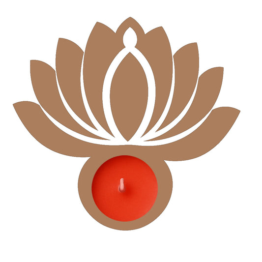 Lotus T Light Candle Holder