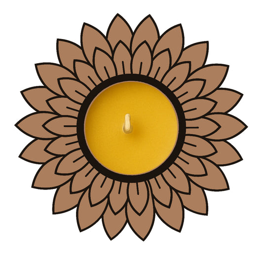 Flower T Light Candle Holder