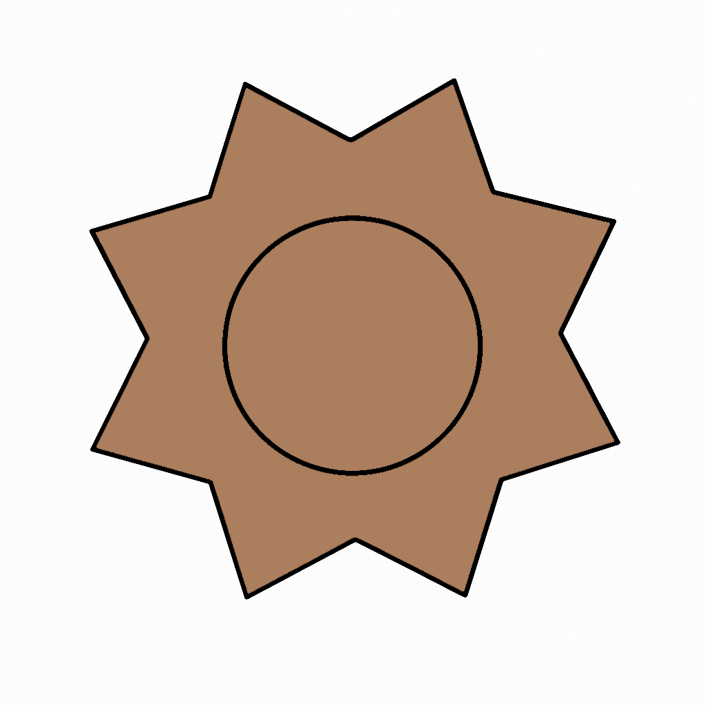 Flower Shape MDF Tea Light Holder