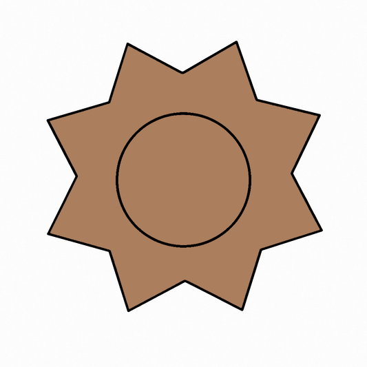 Flower Shape MDF Tea Light Holder