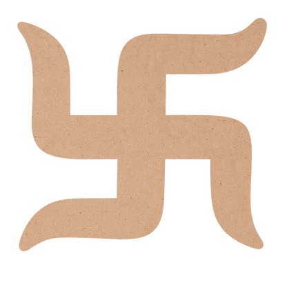 Swastik Cutout for Decoration