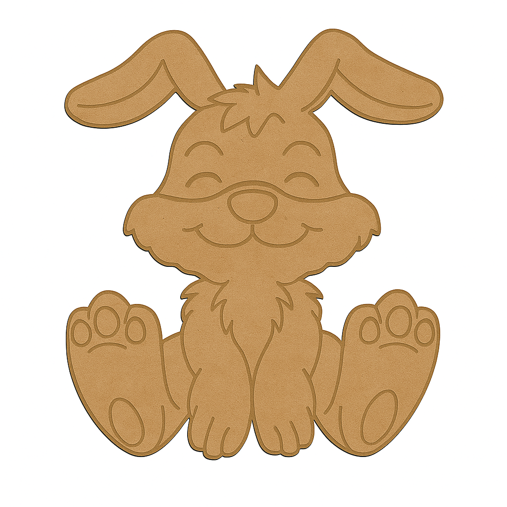 Rabbit Shape MDF Fridge Magnets Base