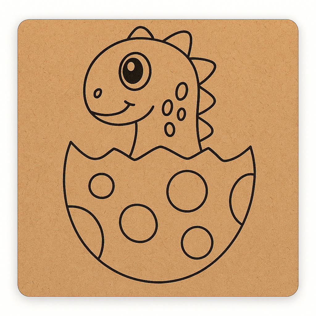 Baby Dinosaur MDF