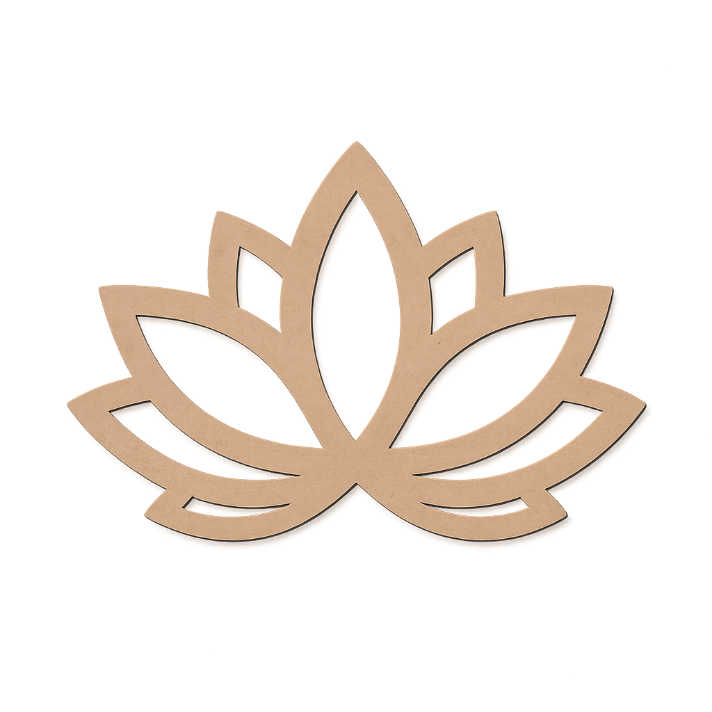 Lotus Flower Cutout