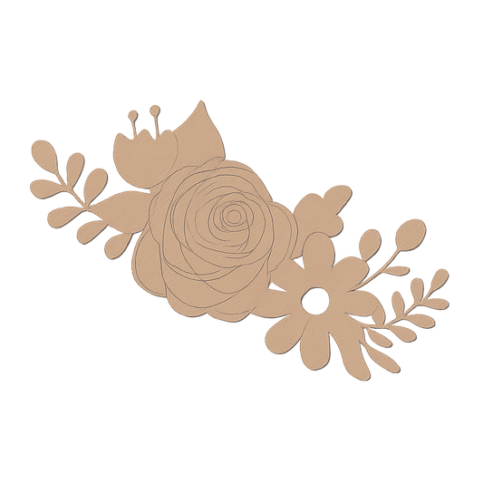Mdf Flower Cutouts