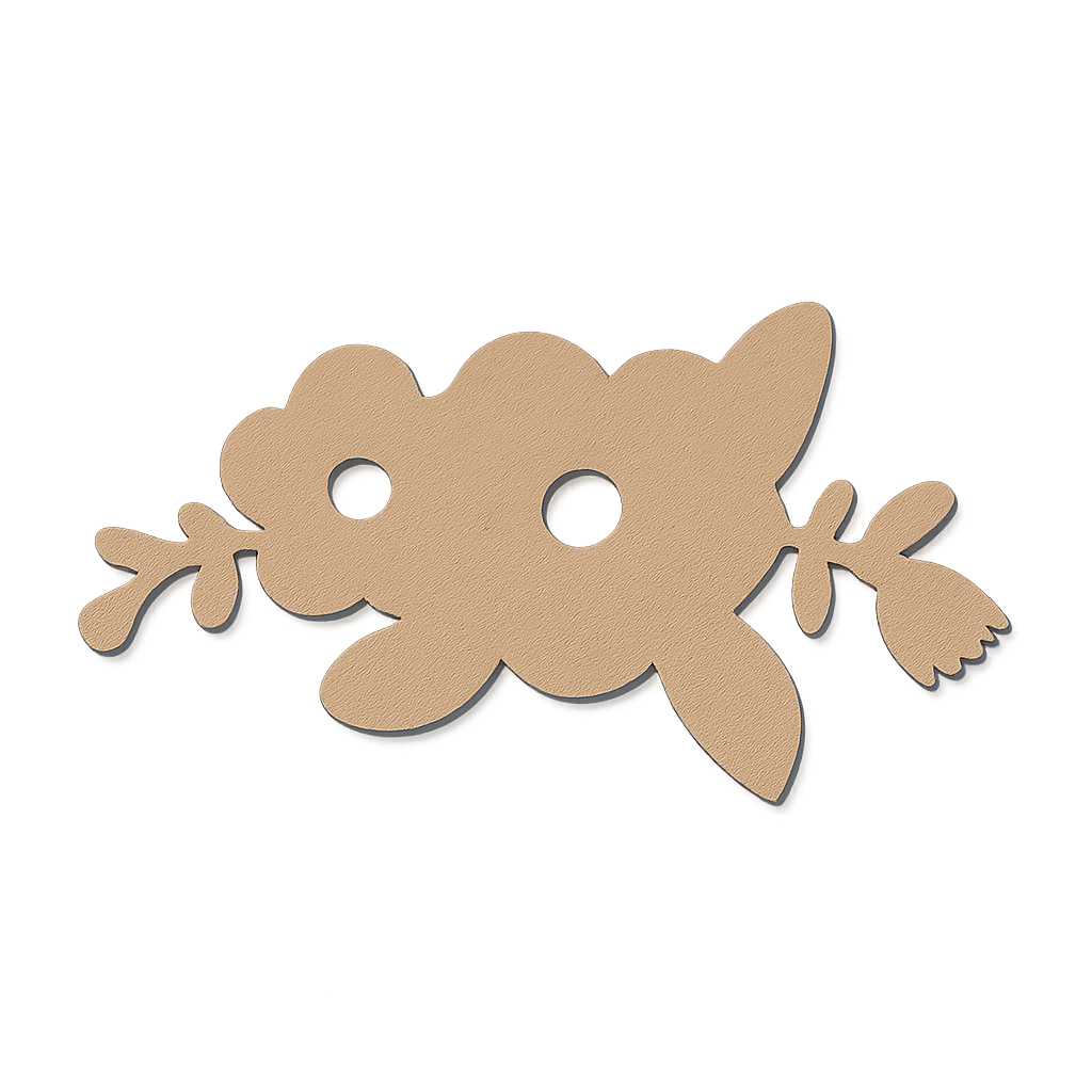 Flower Swag Cutout