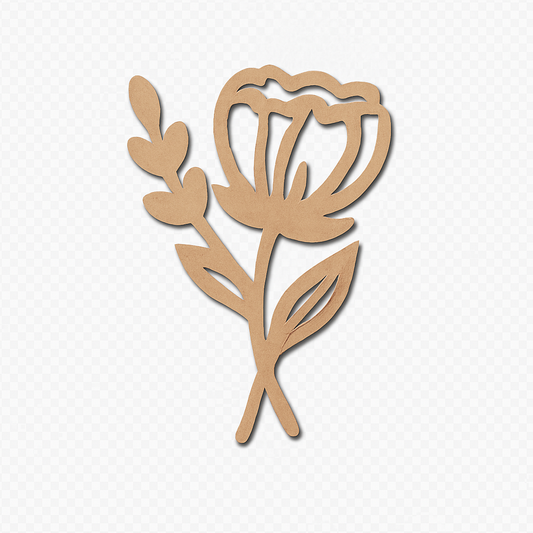 Flower With Leaves