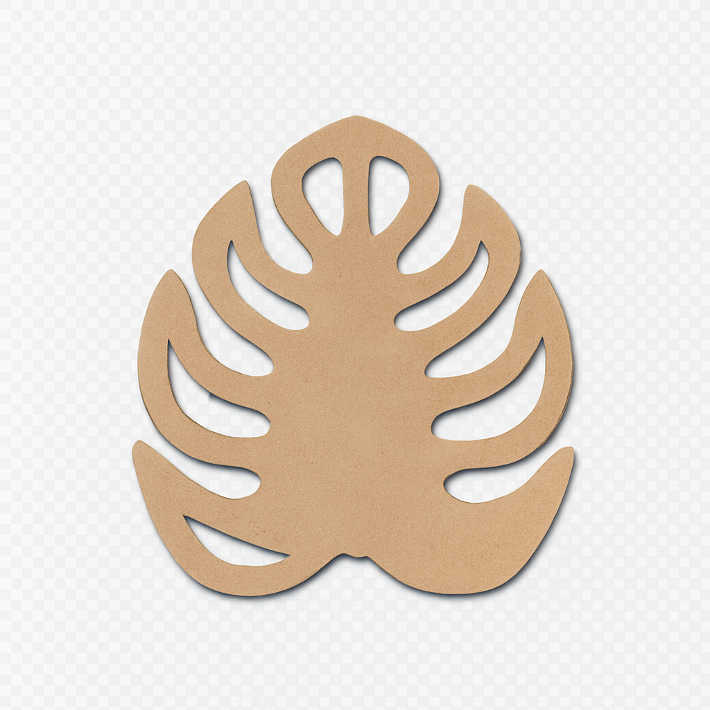 Monstera Leaf Outline