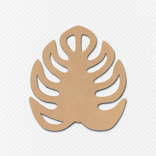 Monstera Leaf Outline