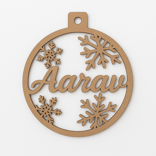 Custom Name Christmas Hanger Cutout