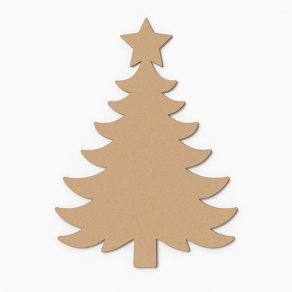 MDF Christmas Tree Cutout