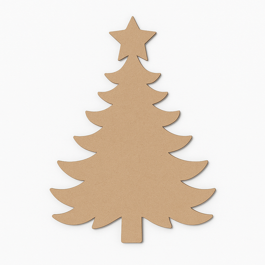 MDF Christmas Tree Cutout