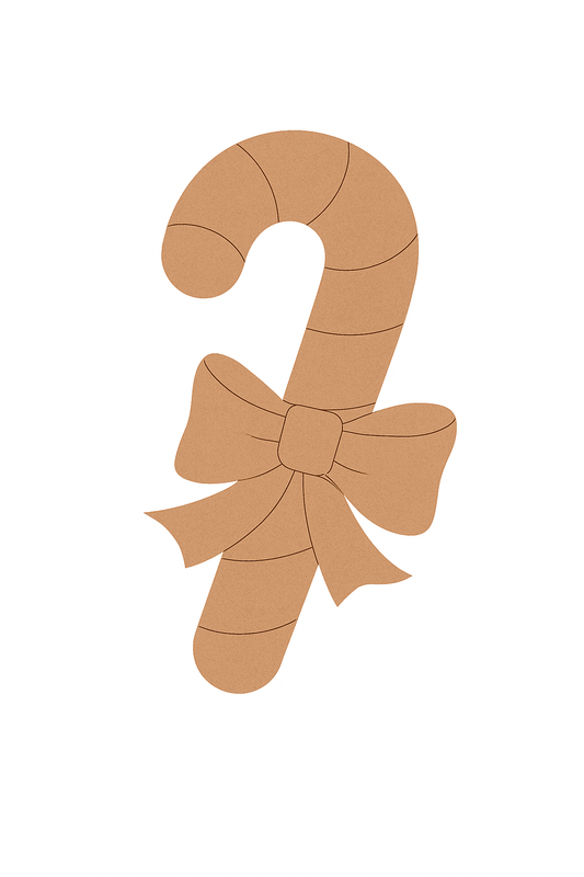 Pre Marked Candy Cane Cutout