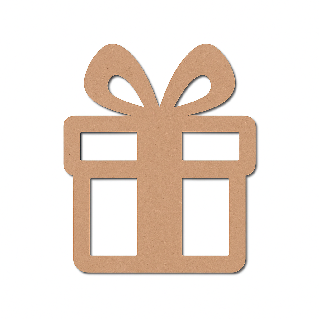 MDF Christmas Gift Cutout