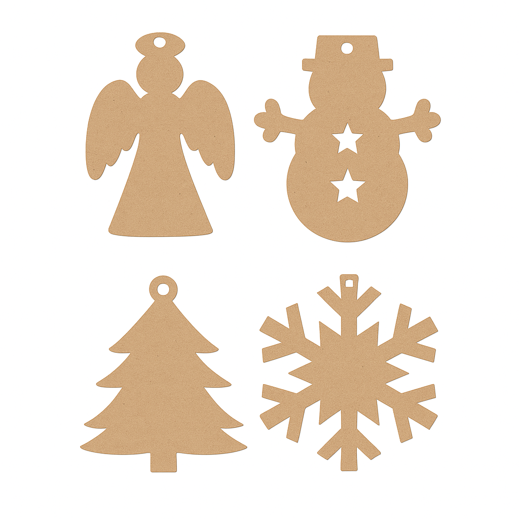 MDF Christmas Hanging Cutouts