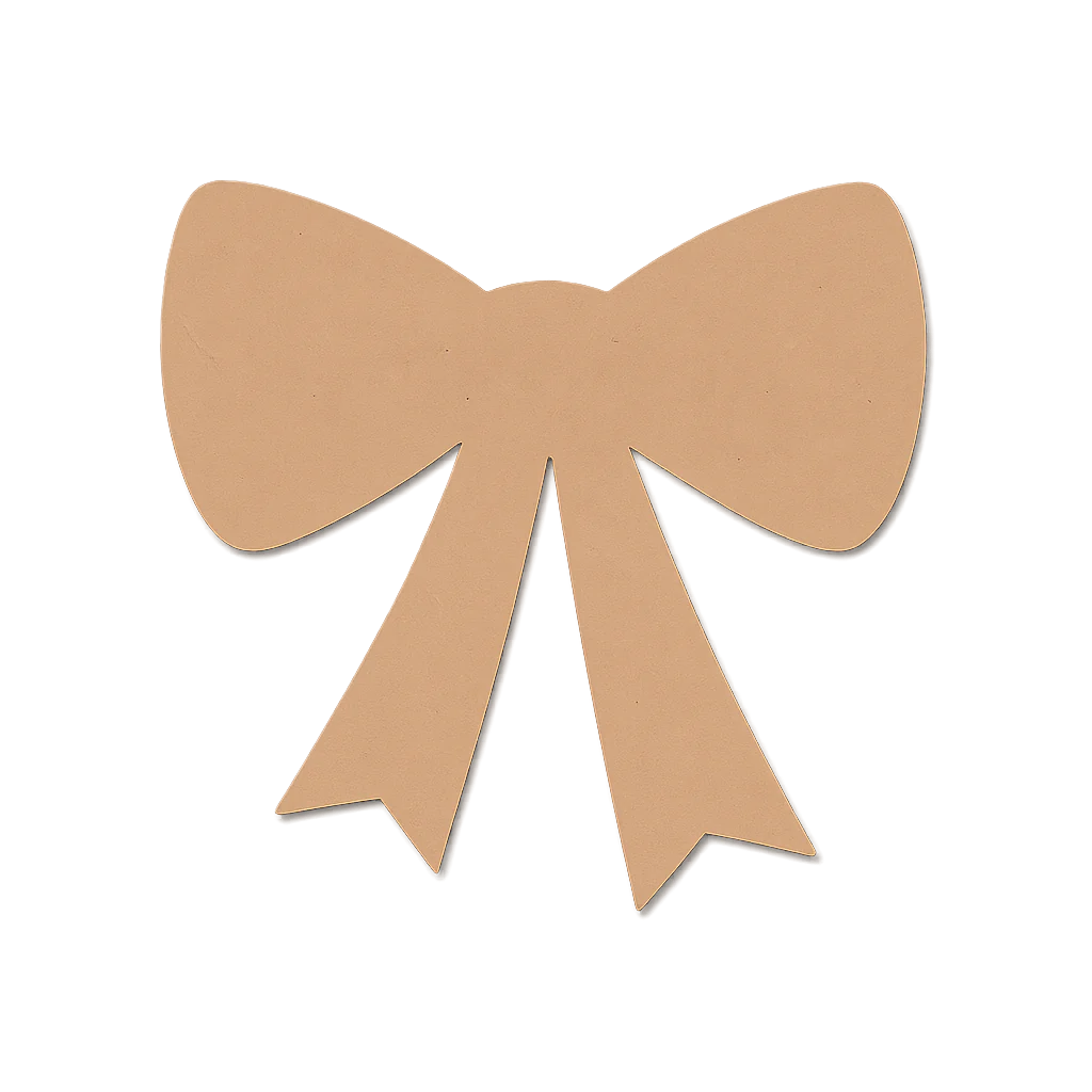 MDF Ribbon Bow Cutout