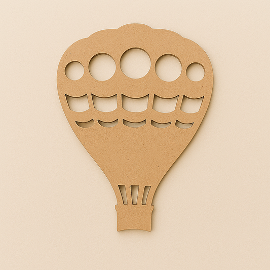 Hot Air Balloon MDF Cutout