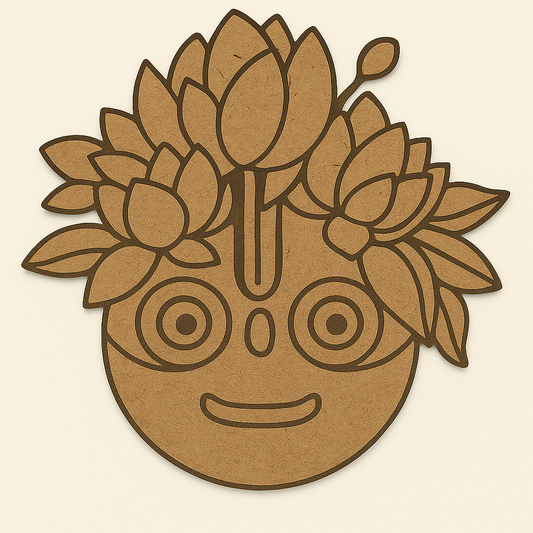 Jagannath Ji MDF Pre-Marked Cutout