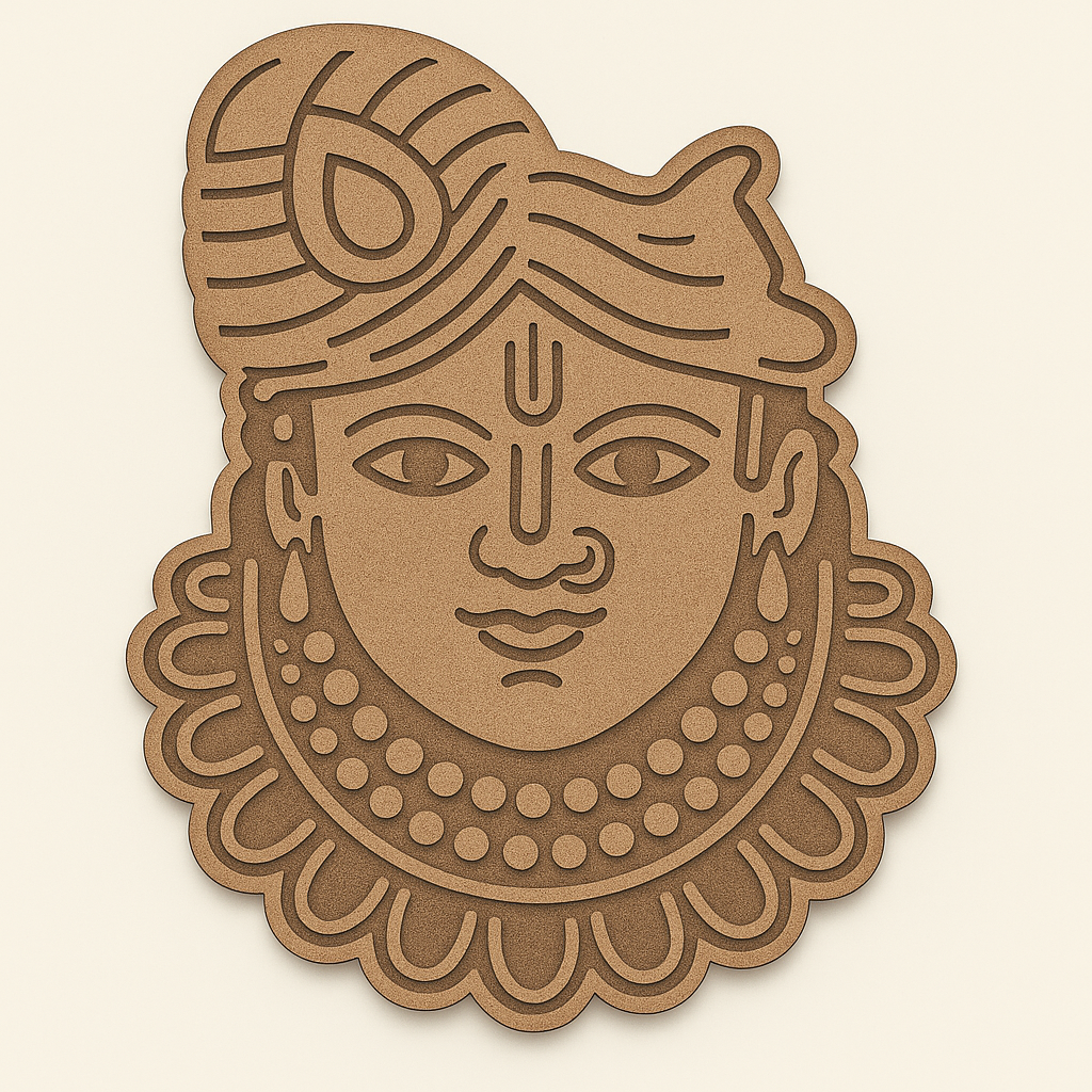 Shreenath ji cutout with Marking