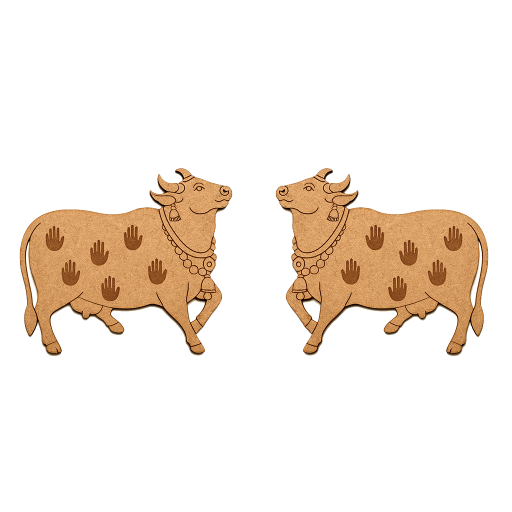 Pichwai Cow MDF Cutout