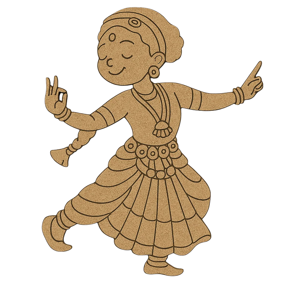 Kathakali Dance Pre Marked Cutout