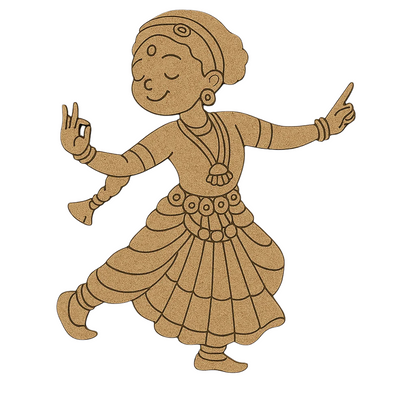 Kathakali Dance Pre Marked Cutout