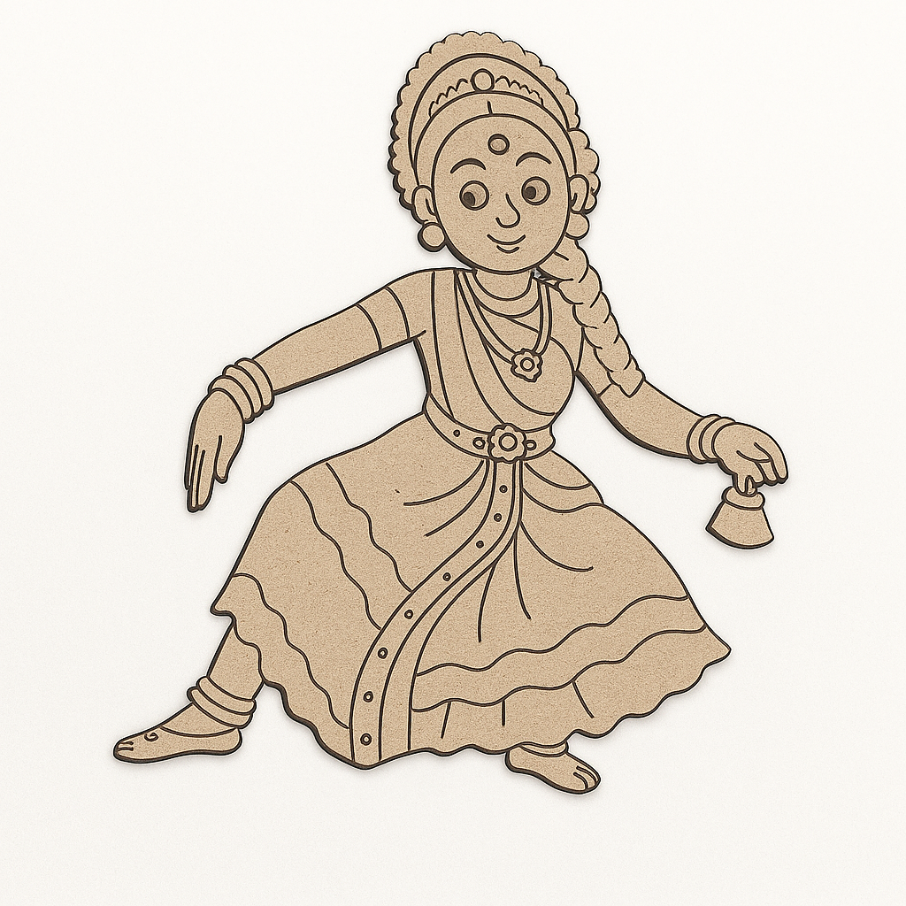 Kathakali Dance Pre Marked Cutout
