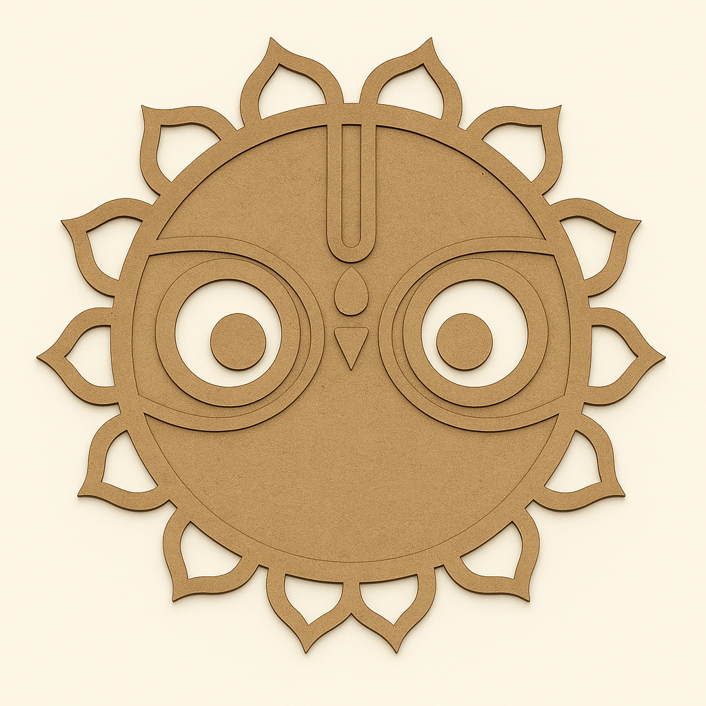 Jagannath MDF Pre-Marked Cutout