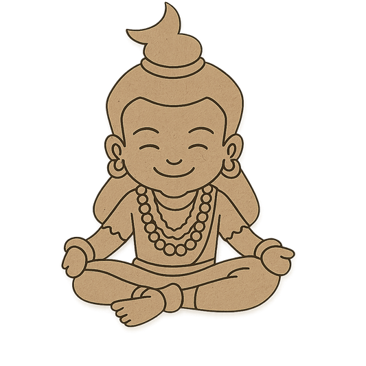 Baby Shiv MDF Pre-Marked Cutout