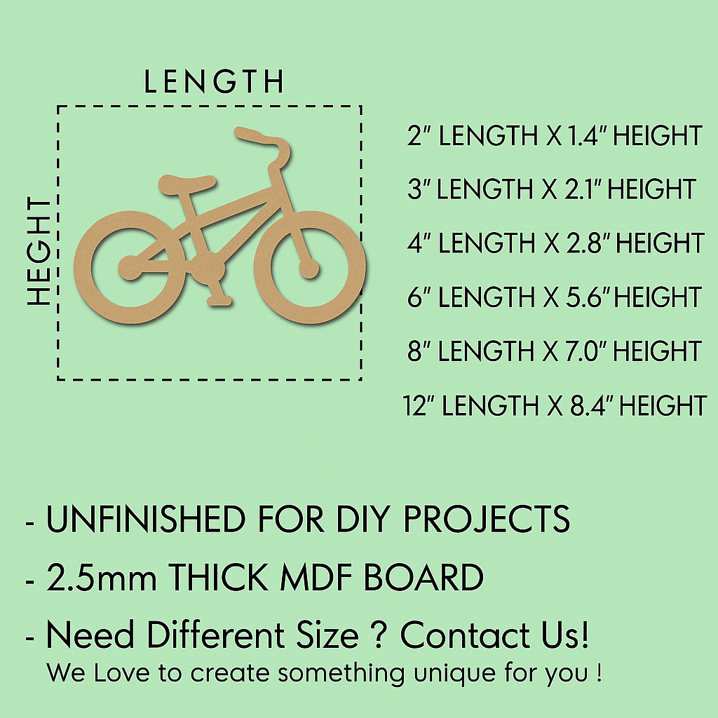 Bicycle MDF Cutout