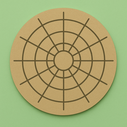 MDF Premarked for Mandala Art Round