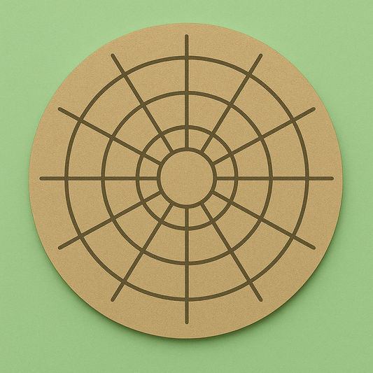 MDF Premarked for Mandala Art Round