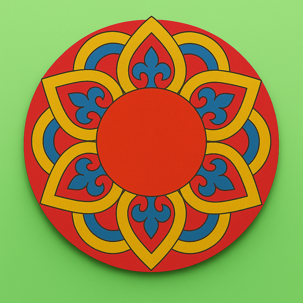 MDF Pre Marked Round Mandala