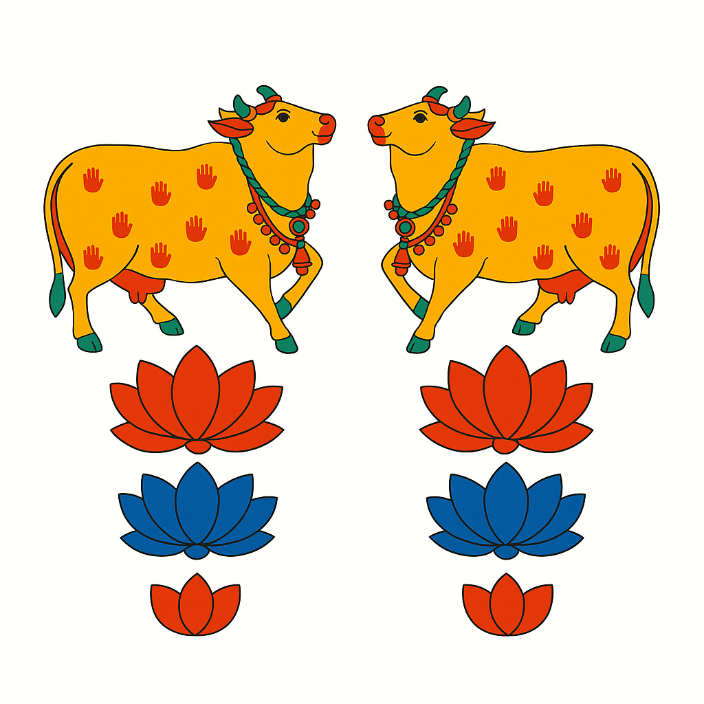 Pichwai Cow Cutout