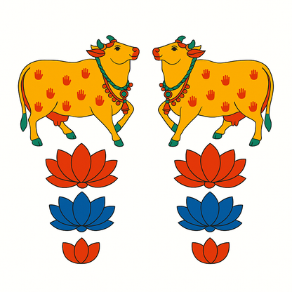 Pichwai Cow Cutout
