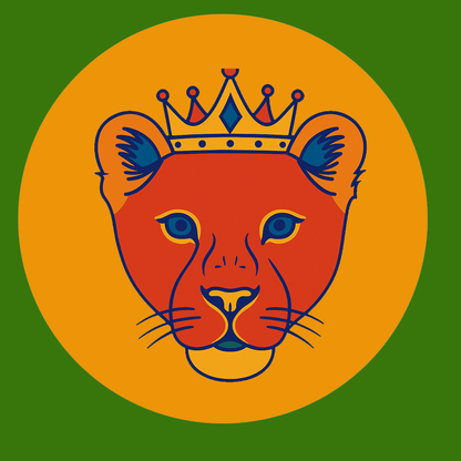 Lion Pre-marked Design for painting