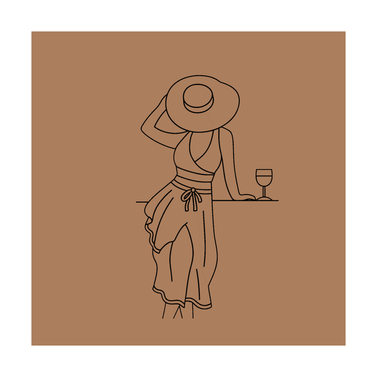 woman Pre-marked Design for painting
