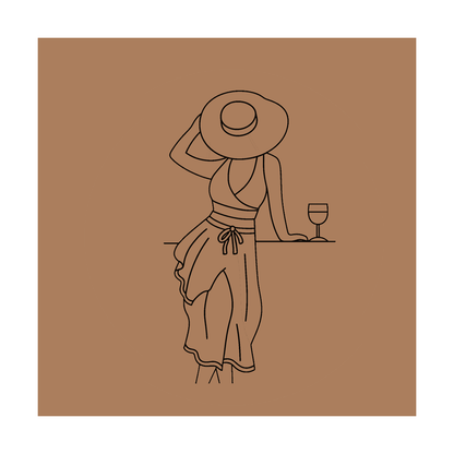 woman Pre-marked Design for painting