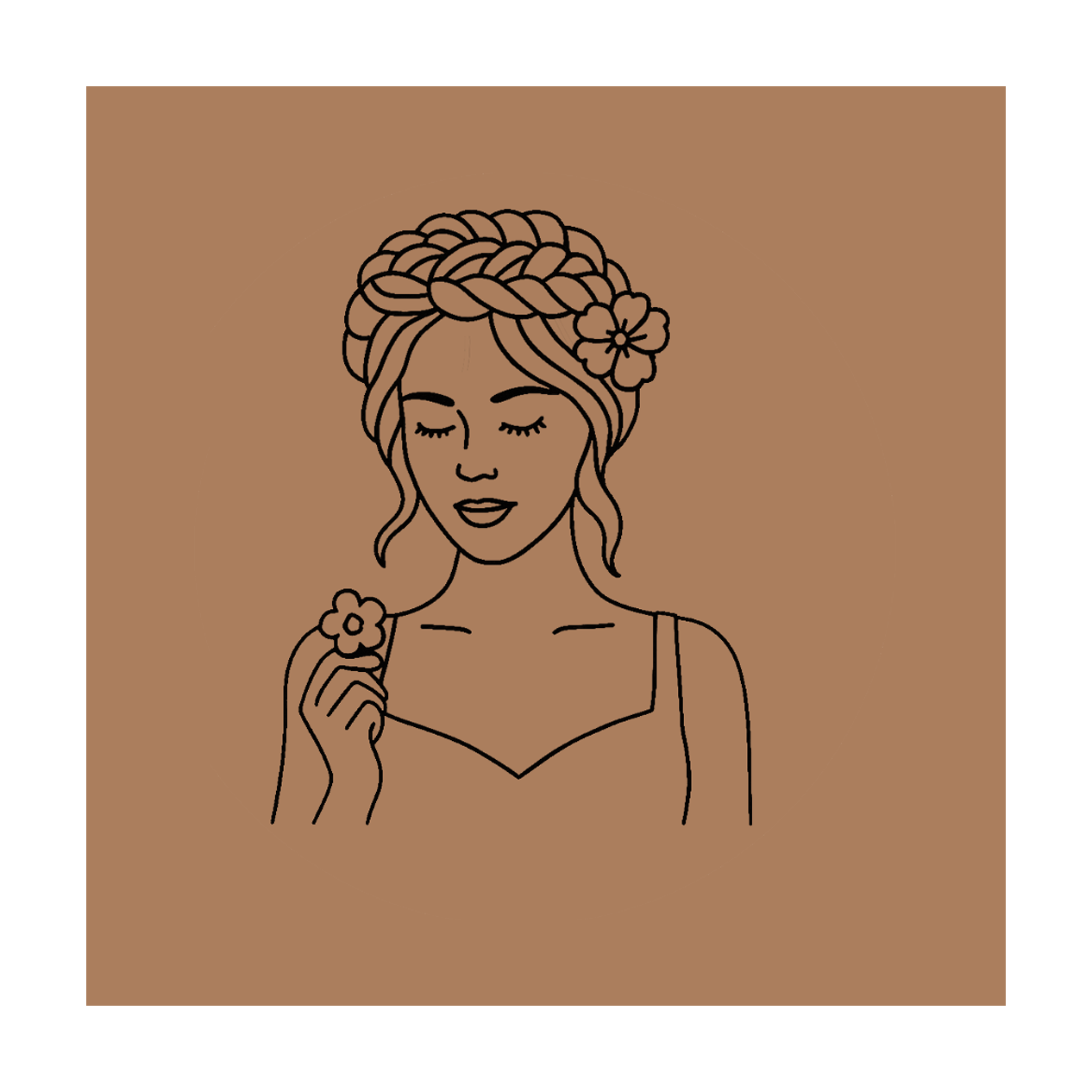 woman Pre-marked Design for painting