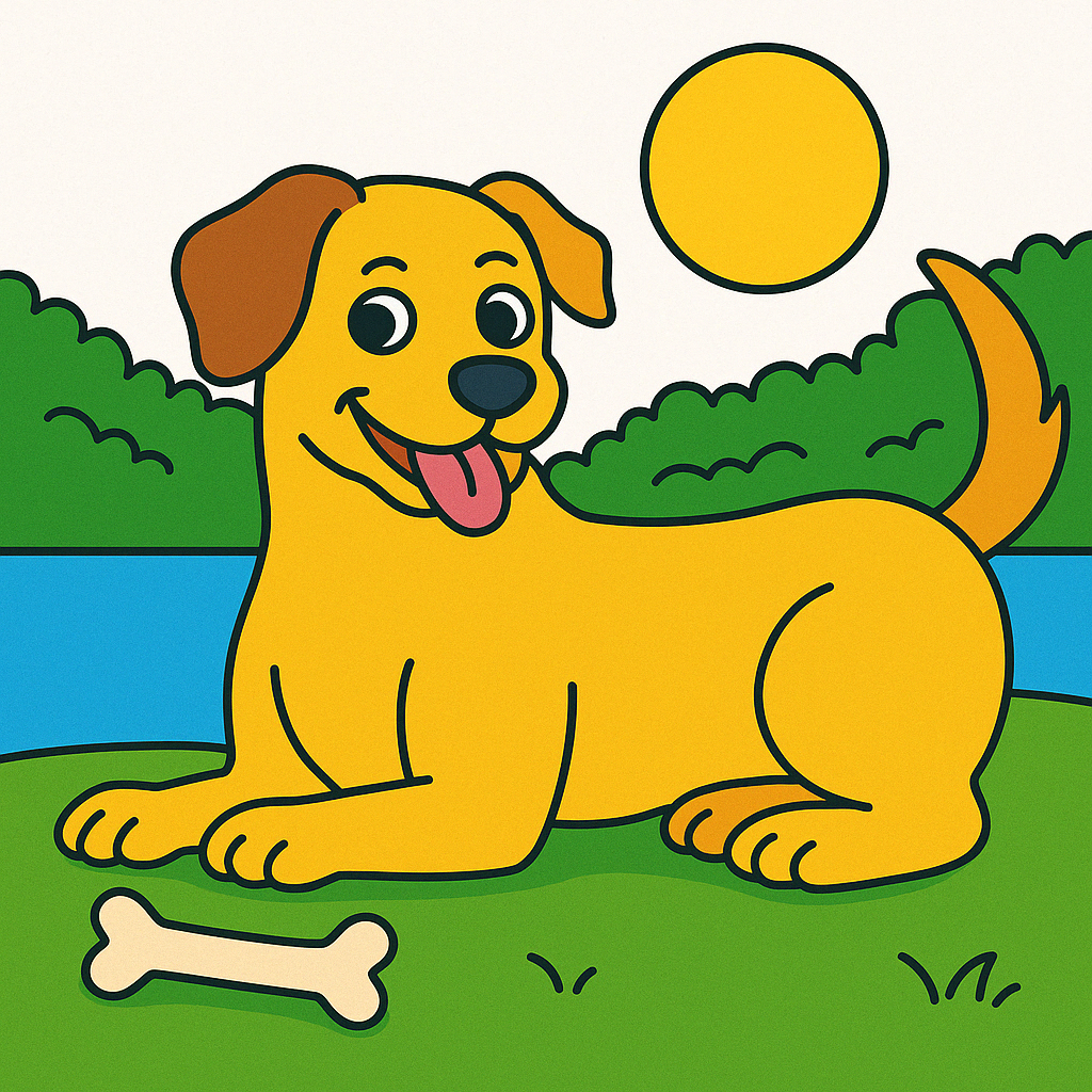 Dog Pre-marked Design for painting