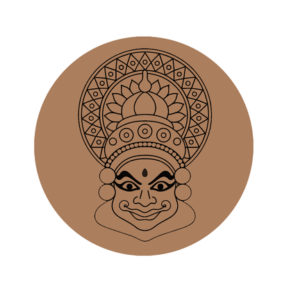 Kathakali Pre-marked Design for painting